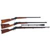Image 1 : Three Single Shot Rifles -A) Winchester Model 1885 Low Wall Single Shot Rifle