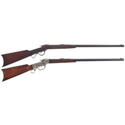 Two Marlin Ballard Rifles -A) Marlin Ballard No. 2 Single Shot Sporting Rifle