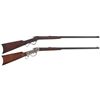 Image 1 : Two Marlin Ballard Rifles -A) Marlin Ballard No. 2 Single Shot Sporting Rifle