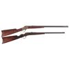 Image 1 : Two Winchester Model 1885 Rifles -A) Winchester Model 1885 High Wall Single Shot Rifle
