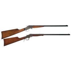 Two Stevens Single Shot Rifles -A) Stevens Little Scout No. 14 1/2 Single Shot Rifle