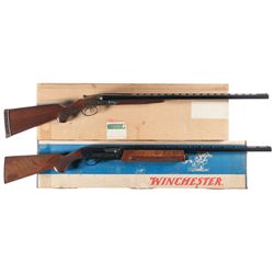 Two Boxed Shotguns -A) Marlin Reproduction L.C. Smith Field Grade Side by Side Shotgun