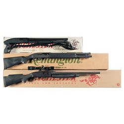 Three Boxed Slide Action Shotguns -A) Winchester Model 1300 Defender Slide Action Shotgun