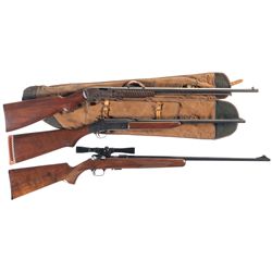 Three Rifles -A) Premier Trailblazer Slide Action Rifle