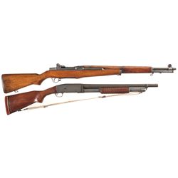 Two U.S. Longarms -A) Springfield M1 Garand Semi-Automatic Rifle