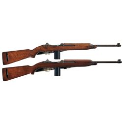 Two U.S. M1 Semi-Automatic Carbines -A) Un-Quality M1 Semi-Automatic Carbine