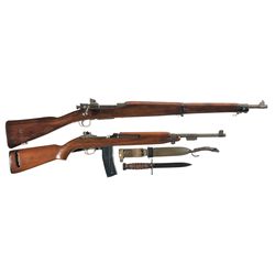One U.S. Rifle and One U.S. Carbine -A) Remington Model 1903-A3 Rifle