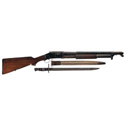 U.S. Winchester Model 1897 Slide Action Trench Shotgun with Bayonet