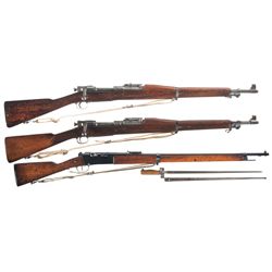 Three Military Bolt Action Rifles -A) Rock Island Arsenal Model 1903 Bolt Action Rifle