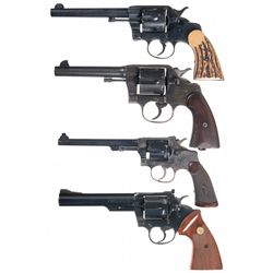 Four Double Action Revolvers -A) U.S. Colt Model 1894 Army Double Action Revolver
