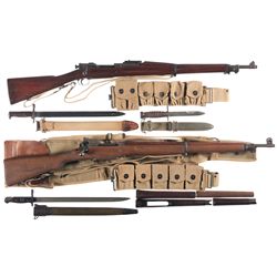 Two U.S. Bolt Action Rifles -A) Springfield Model 1903 Mark I Rifle with Accessories