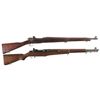 Image 1 : Two U.S. Rifles -A) Remington 03-A3 Bolt Action Rifle