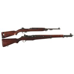 Two U.S. Longarms -A) Inland M1 Semi-Automatic Carbine