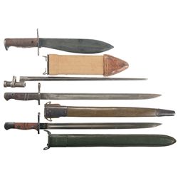 Three Bayonets and a Plumb Bolo
