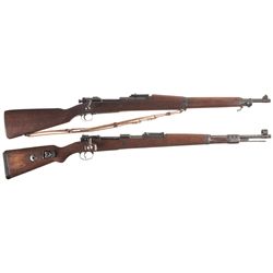 Two Military Bolt Action Rifles -A) U.S. Rock Island Arsenal Model 1903 Bolt Action Rifle