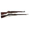 Image 1 : Two U.S. Military Rifles -A) U.S. International Harvester M1 Garand Semi-Automatic Rifle