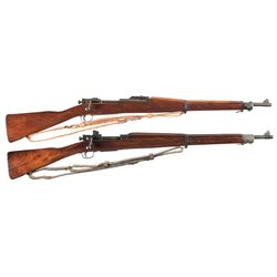 Two U.S. Bolt Action Rifles -A) Remington Model 1903 Bolt Action Rifle with Sling