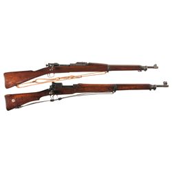 Two Bolt Action Military Rifles -A) U.S. Springfield Model 1903 Bolt Action Rifle with Sling