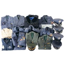 Large Grouping of Military Dress Uniforms