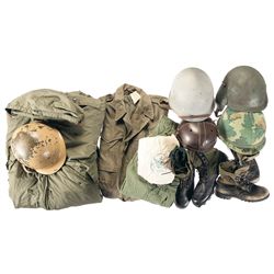 U.S. Field Gear and Helmets
