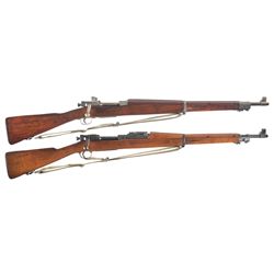 Two Model 1903 Bolt Action Rifles -A) Remington Model 03-A3 Bolt Action Rifle