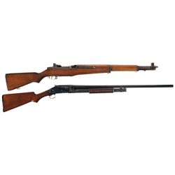 Two Winchester Long Guns -A) Winchester M1 Garand Semi-Automatic Rifle