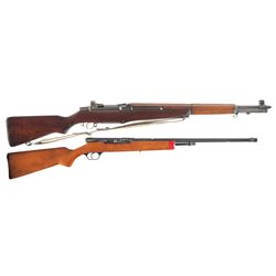 Two Semi-Automatic Rifles -A) U.S. Springfield M1 Garand Semi-Automatic Rifle with Sling