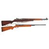 Image 1 : Two Semi-Automatic Rifles -A) U.S. Springfield M1 Garand Semi-Automatic Rifle with Sling