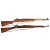 Image 1 : Two U.S. Rifles -A) U.S. Springfield M1 Garand Semi-Automatic Rifle
