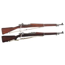 Two U.S. Bolt Action Rifles -A) Remington Model 1903-A3 Bolt Action Rifle
