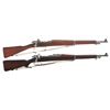 Image 1 : Two U.S. Bolt Action Rifles -A) Remington Model 1903-A3 Bolt Action Rifle