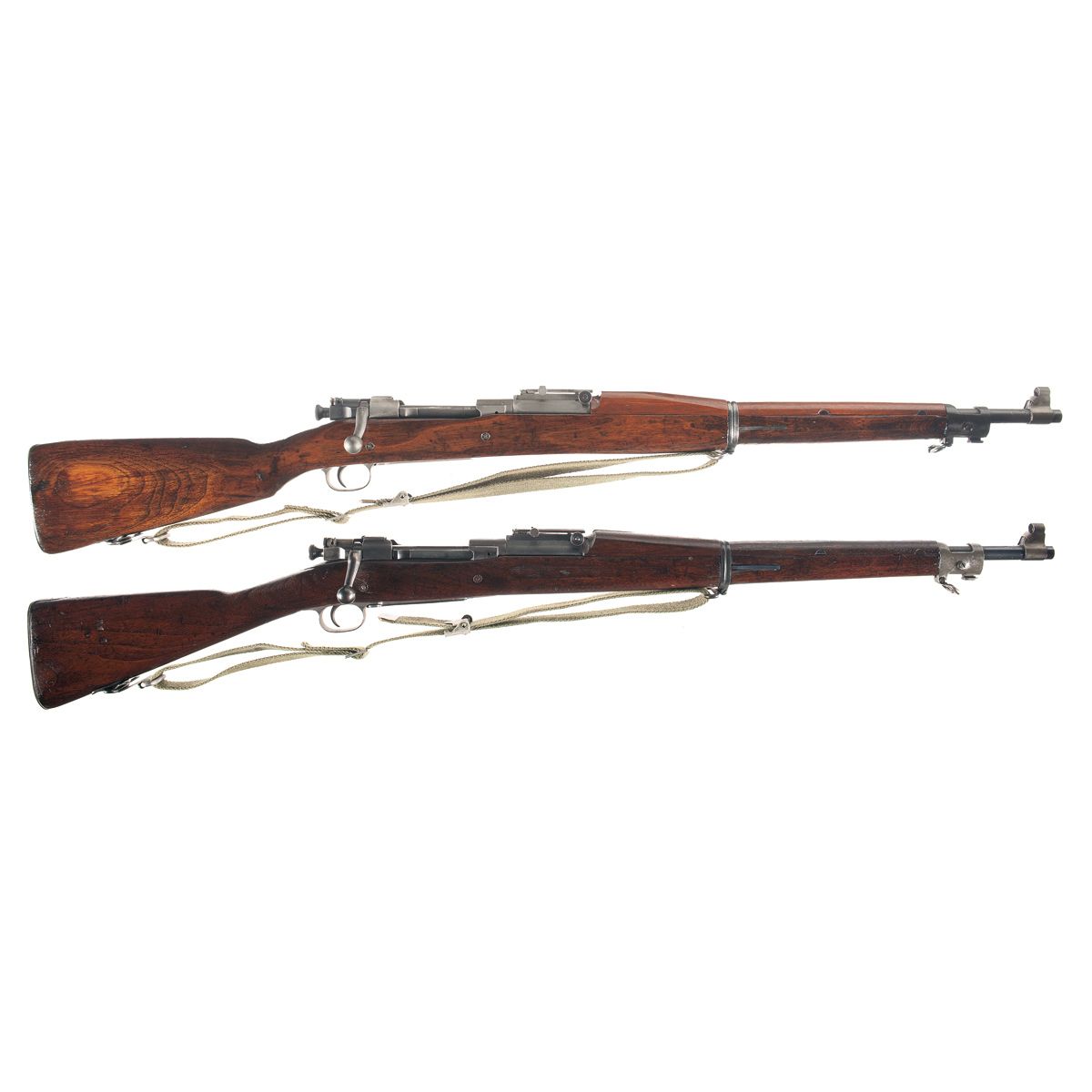 Two U.S. Bolt Action Rifles A) USMC Rock Island Arsenal Model 1903