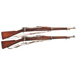 Two U.S. Bolt Action Military Rifles -A) Springfield Model 1903 Bolt Action Rifle with Sling