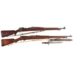 Two Military Bolt Action Rifles -A) Springfield Model 1903 Bolt Action Rifle