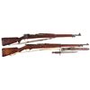 Image 1 : Two Military Bolt Action Rifles -A) Springfield Model 1903 Bolt Action Rifle