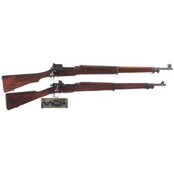 Two Military Bolt Action Rifles -A) Remington Model 1917 Bolt Action Rifle