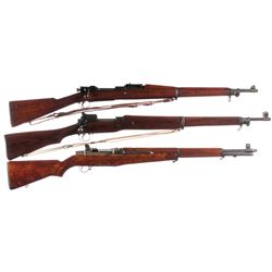Three U.S. Rifles -A) U.S. Rock Island Model 1903 Bolt Action Rifle