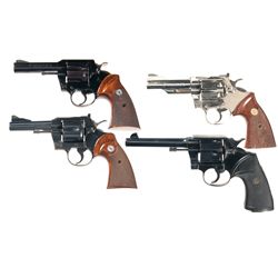Four Colt Double Action Revolvers -A) Colt Metropolitan MK III Double Action Revolver