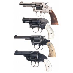 Four Double Action Revolvers -A) Smith & Wesson 32 Hand Ejector Model of 1905 2nd Change Double Acti
