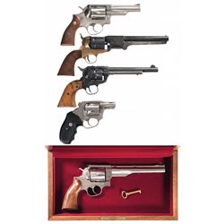 Five Revolvers -A) Ruger Police Service-Six Double Action Revolver