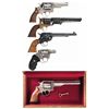 Image 1 : Five Revolvers -A) Ruger Police Service-Six Double Action Revolver