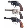 Image 1 : Three Colt Double Action Revolvers -A) Colt Cobra First Issue Double Action Revolver