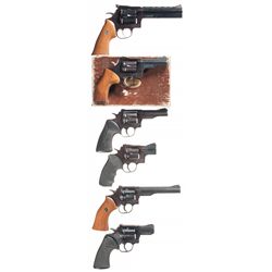Six Dan Wesson Double Action Revolvers -A) Dan Wesson Model 44F Double Action Revolver