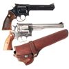 Image 1 : Two Double Action Revolvers -A) Taurus Model 669 Double Action Revolver