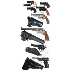 Eight Handguns -A) Remington Type III Derringer