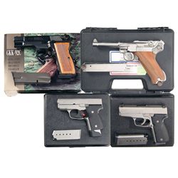Four Semi-Automatic Pistols -A) FEG Model GKK-92C Semi-Automatic Pistol with Box