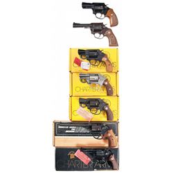 Collector's Lot of Seven Charter Arms Double Action Revolvers -A) Charter Arms Bulldog Pug Revolver