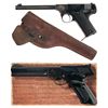 Image 1 : Two Semi-Automatic .22 Pistols -A) High Standard Model B Semi-Automatic Pistol