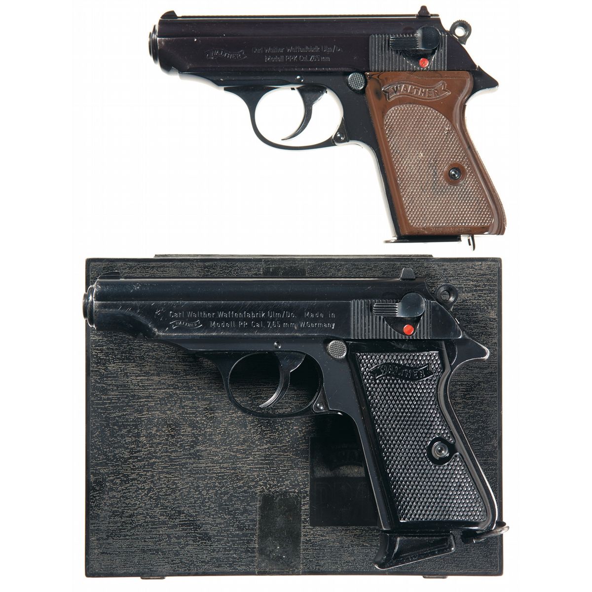 Two Walther PP-Series Semi-Automatic Pistols -A) Walther Model PPK Semi