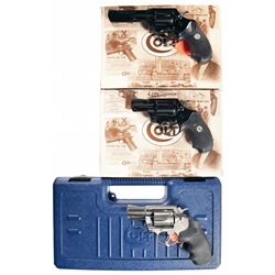Three Cased Colt Revolvers -A) Colt Police Positive MK V Double Action Revolver